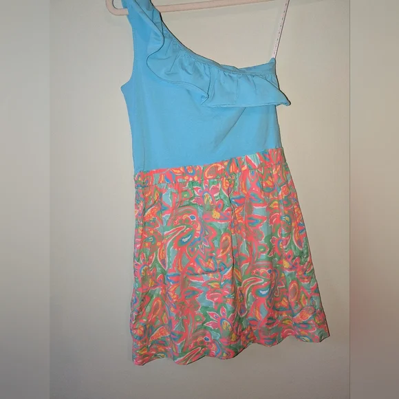 Lilly Pulitzer One-Shoulder Dress - Picture 1 of 3